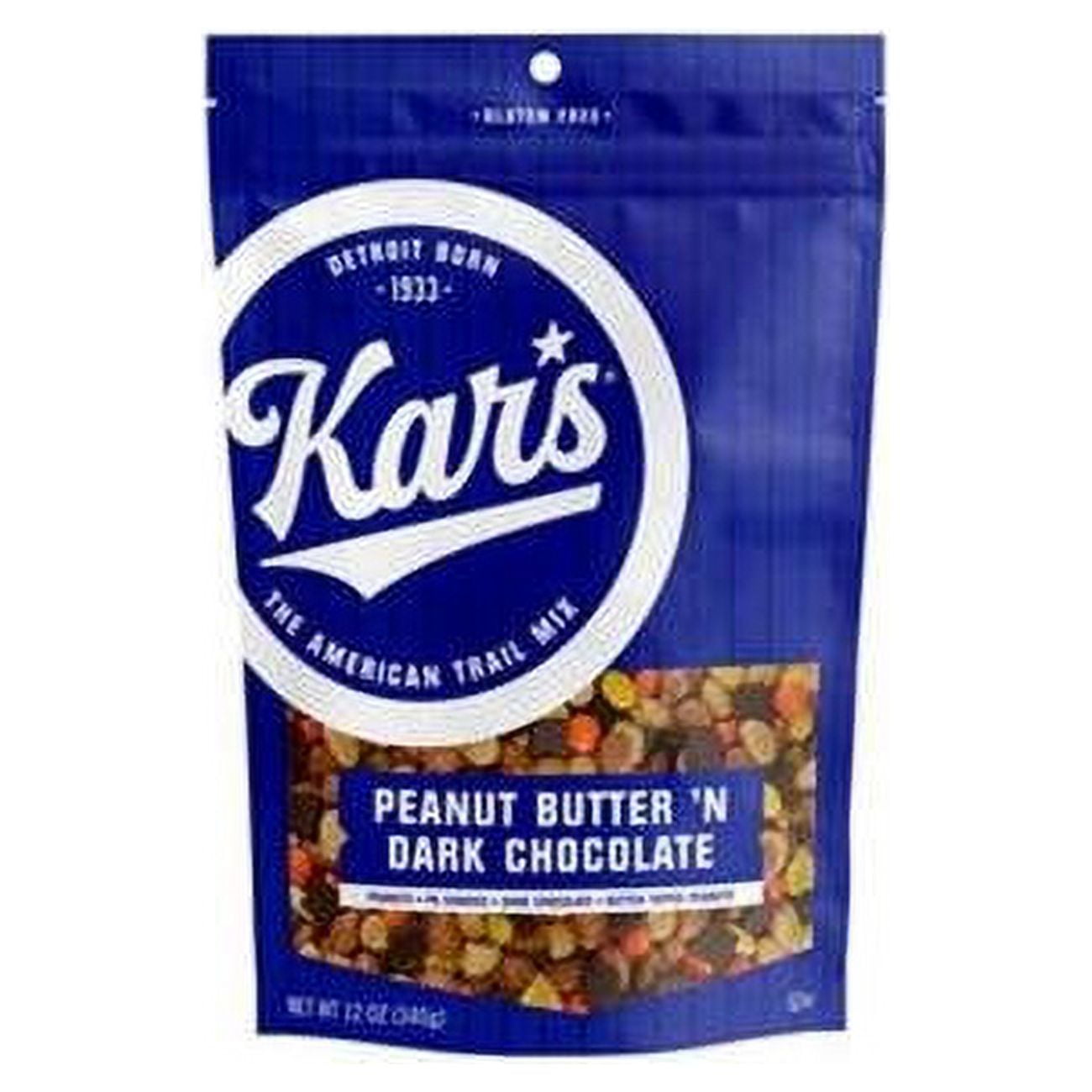 Picture of Kars 9064005 12 oz Peanut Butter & Dark Chocolate Trail Bagged Mix - Pack of 6