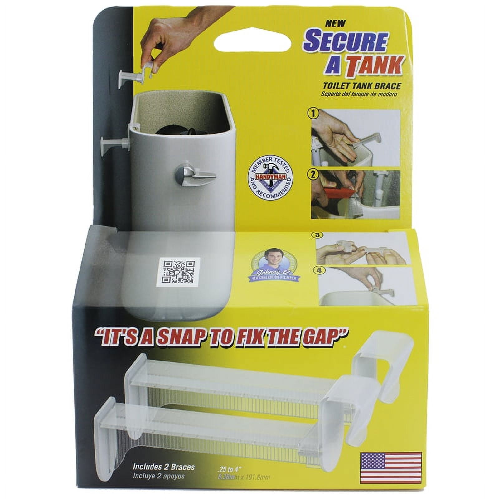 Toilet Tank Brace, White