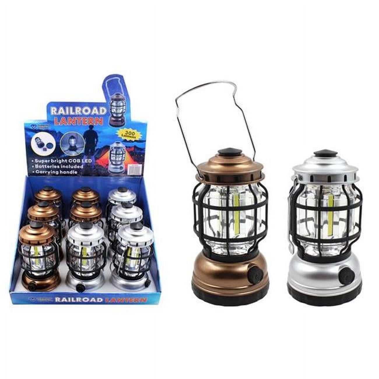 Picture of Diamond Visions 9068395 300 Lumens Assorted LED Railroad Lantern - Pack of 9