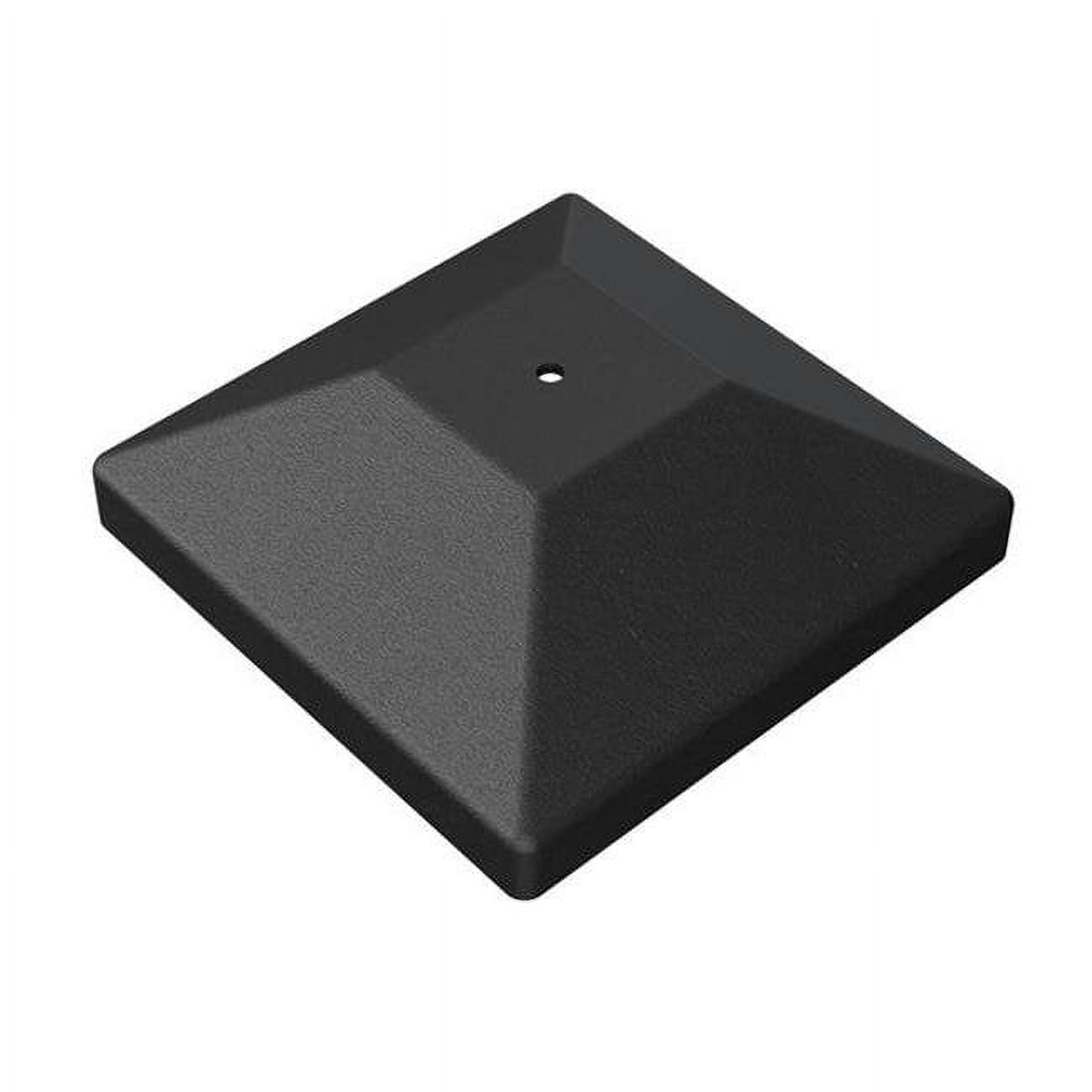 6 in. x 6 ft. Outdoor Accents Plastic Post Cap, Black