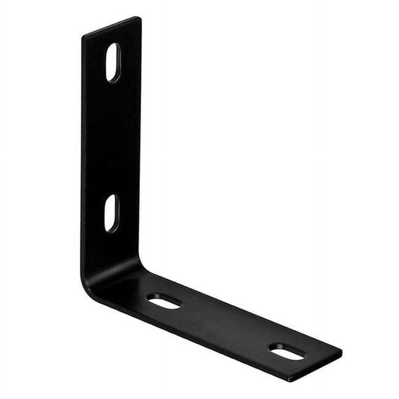 5024775 5.125 x 1.5 in. Steel Inside L Corner Brace, Black - Pack of 10