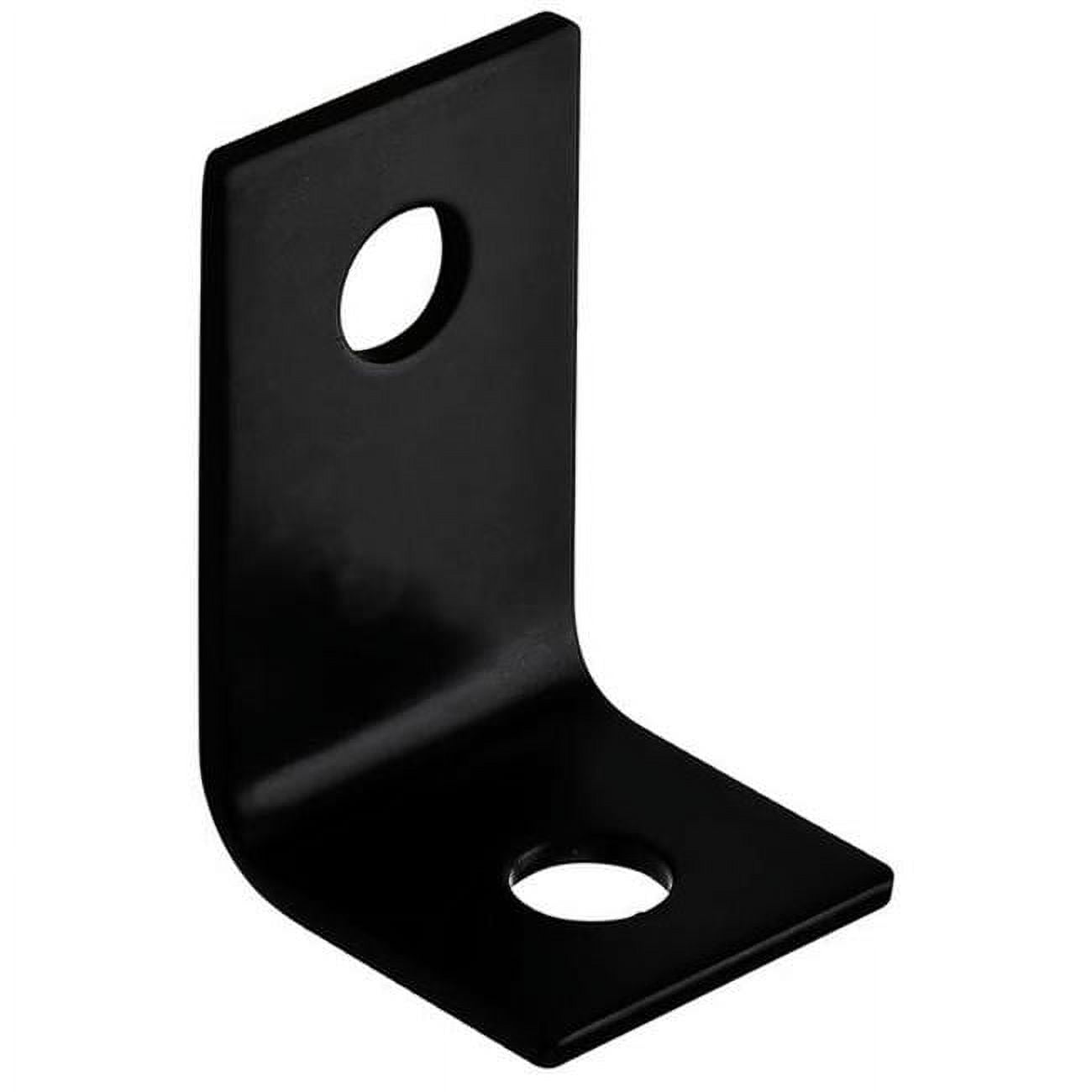 2.5 x 1.5 in. Steel Offset Leg Corner Brace, Black - Pack of 20