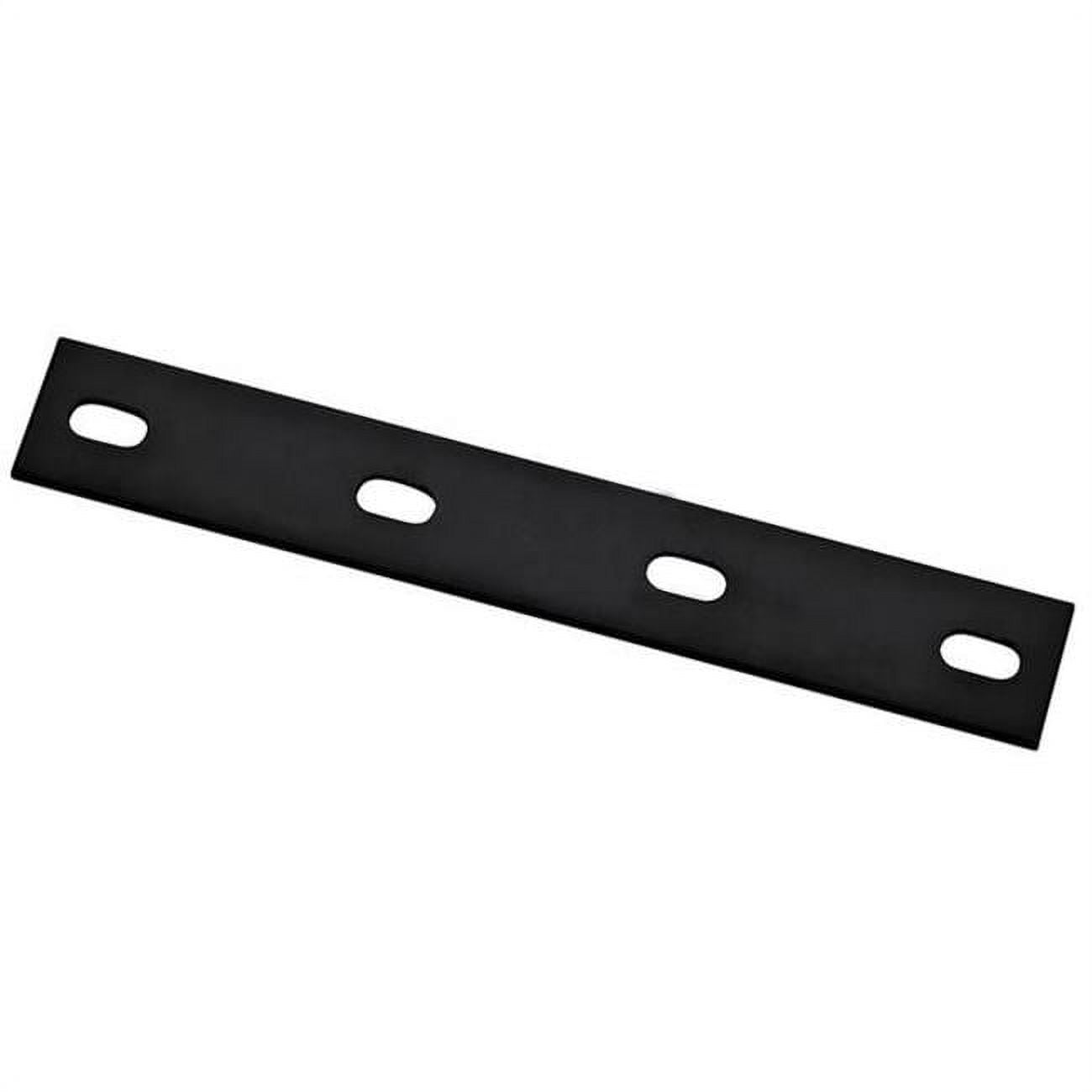1.5 x 10 in. Steel Mending Plate, Black - Pack of 10