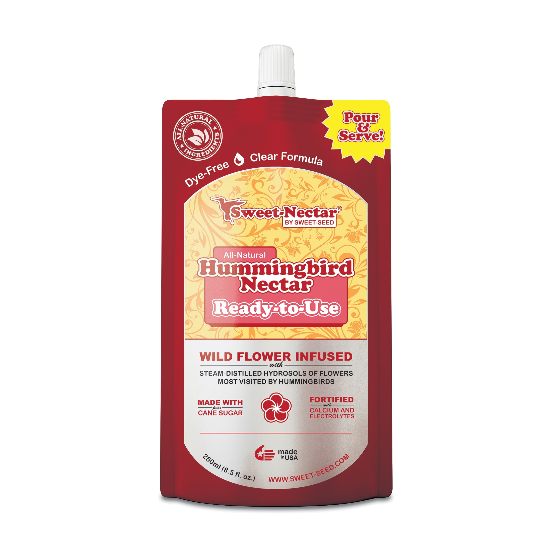 Picture of Sweet-Seed 8054013 8.5 oz Sweet-Nectar Hummingbird Nectar Sucrose