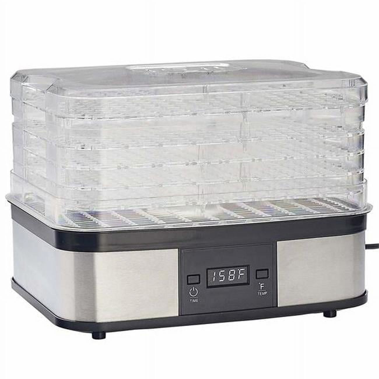 Picture of Lem Products 6015129 3.5 sq. ft.Lem 5 Trays Food Dehydrator&#44; Silver & Black