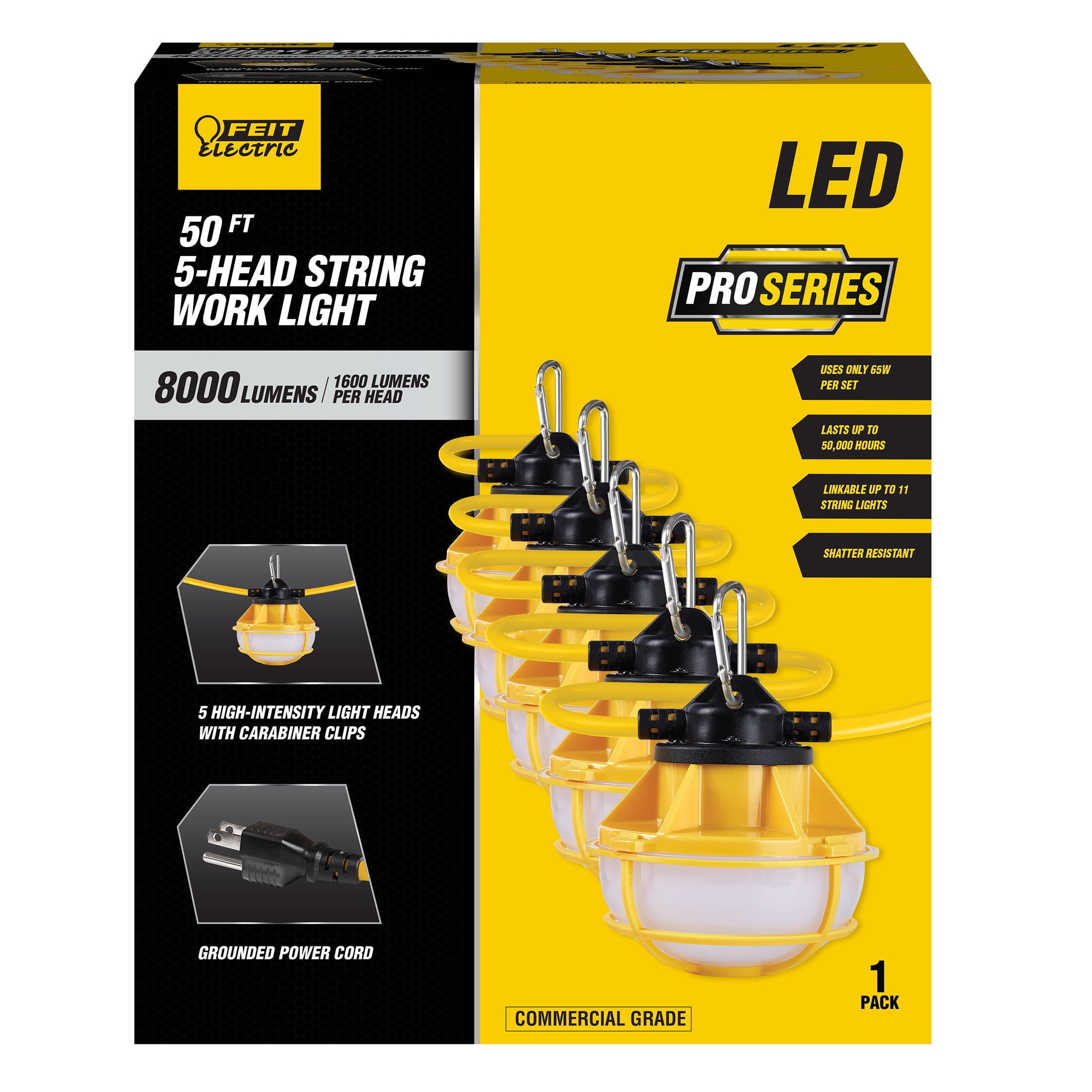 Picture of Feit Electric 3005119 8000 Lumens LED String Worklight