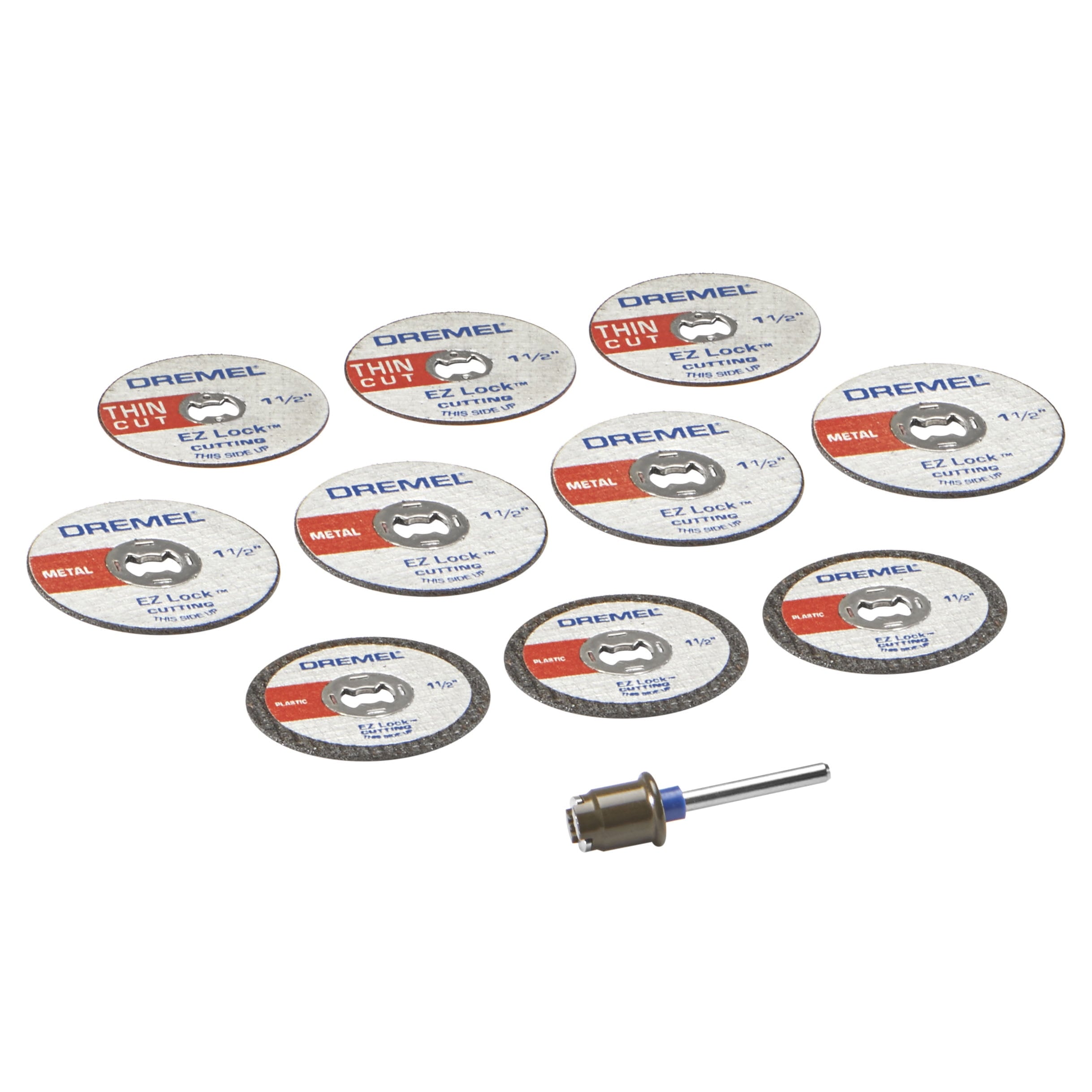Dremel EZ Lock Rotary Tool Cutting Accessory Kit - 11 Piece -  Robert Bosch Tool, RO8349