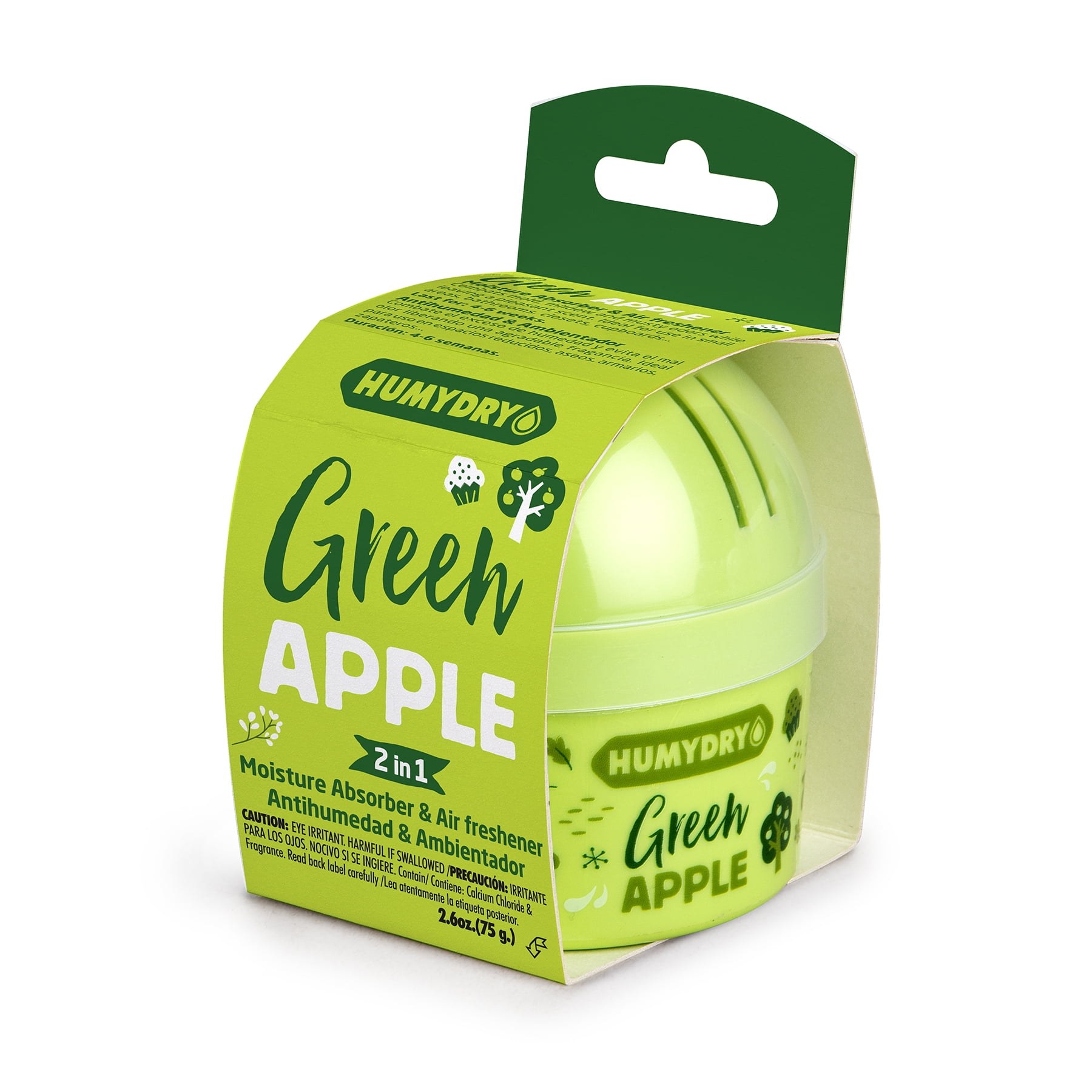 2.6 oz Green Apple Scent Moisture Absorber & Air Freshener