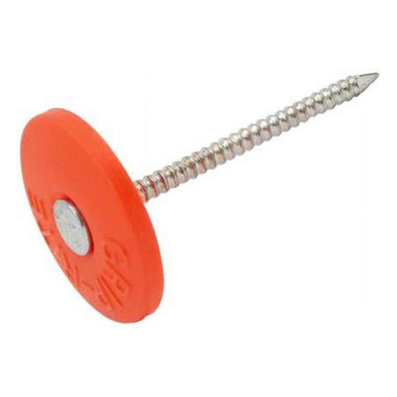 1.5 in. 2.5K Cap Electro-Galvanized Plastic & Steel Nail with Full Round Cap - GRIP-RITE 5024720