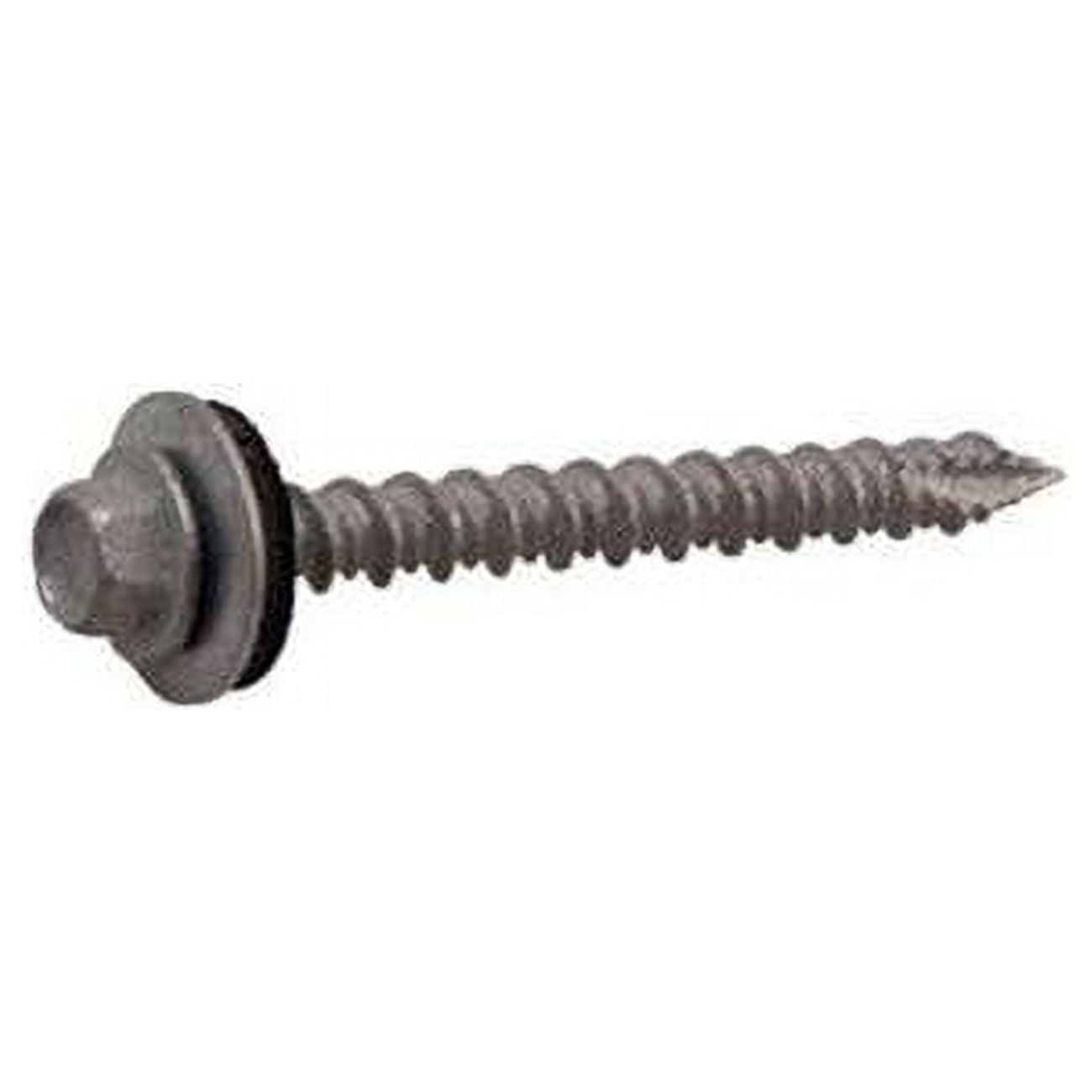 Picture of Grip-Rite 5023736 No. 10 x 2.5 in. 1 lbs Hex Washer Head Washer Roofing Screws - Pack of 12