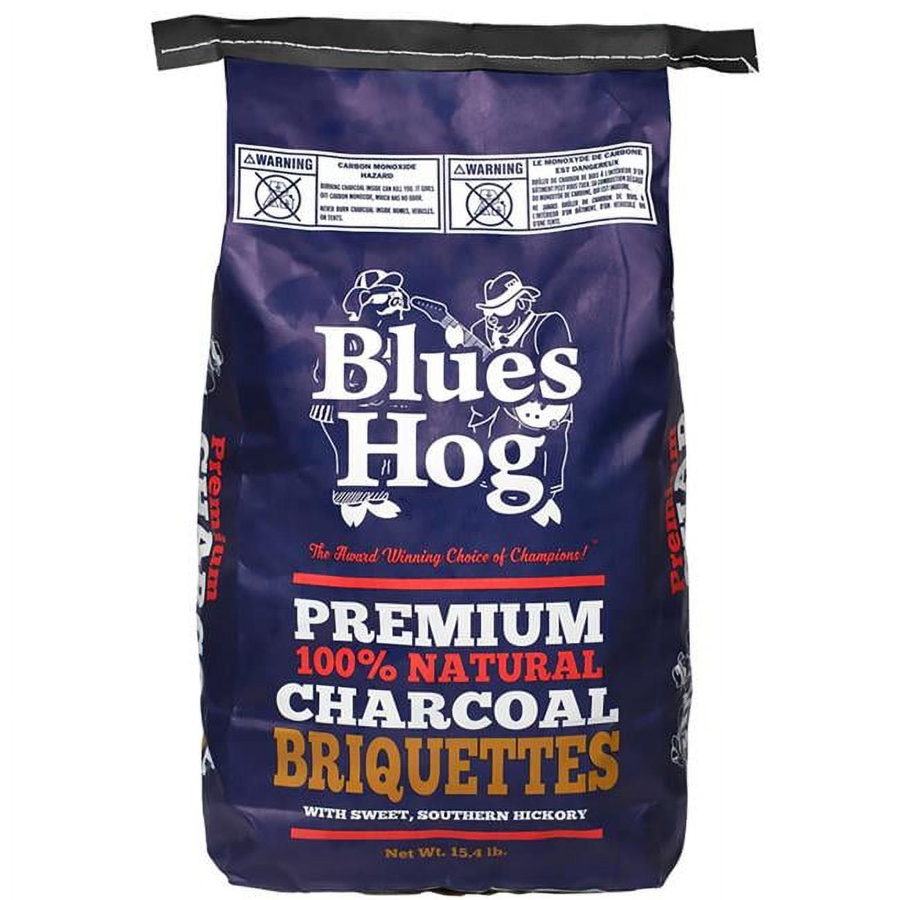 Picture of Blues Hog 8065457 15.4 lbs All Natural Hardwood Charcoal Briquettes