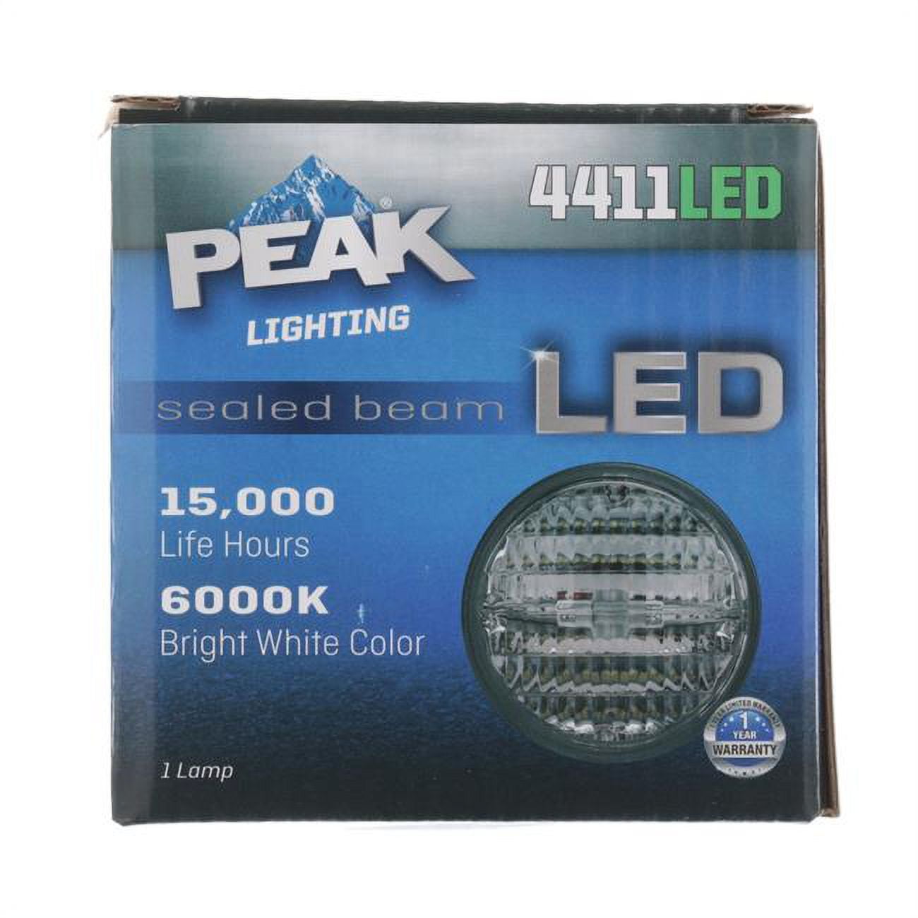 4411 Peak LED Forward Lighting Automotive Bulb, White