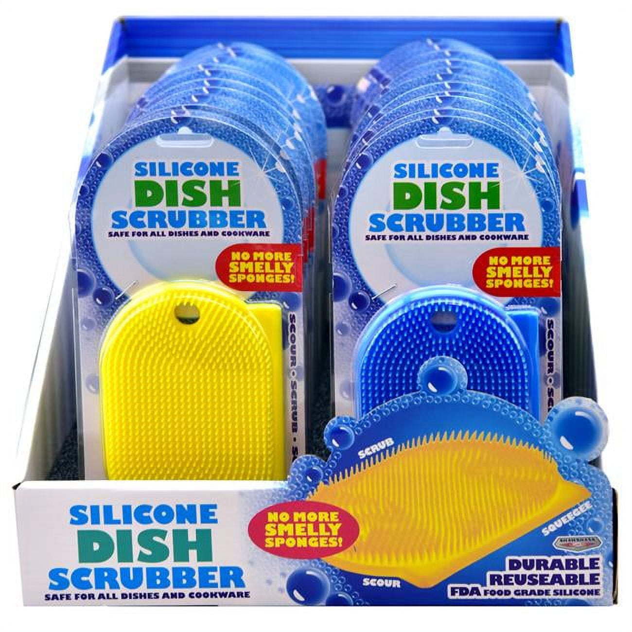 Medium Duty Scrubber for Multi-Purpose, Assorted Color - Pack of 24