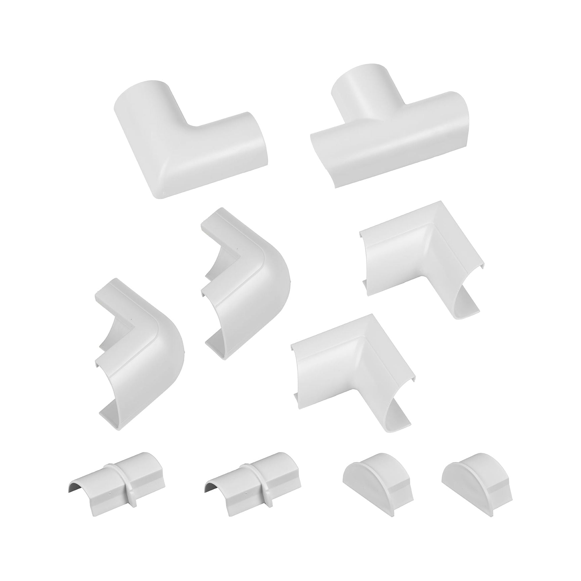 Picture of D-Line 3008438 Plastic Raceway Coupling Kit, White - Pack of 10