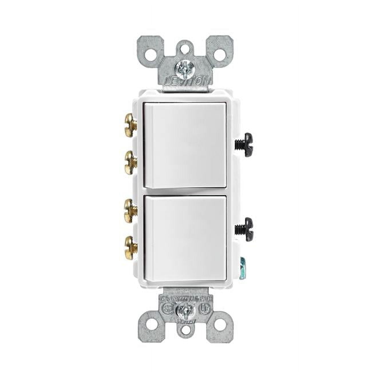 15 amps Decora 3-Way Rocker Switch, White
