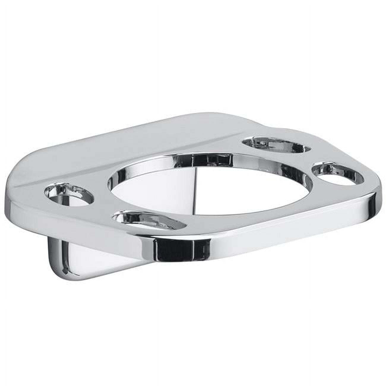 Die Cast Zinc Toothbrush & Tumbler Holder - Chrome