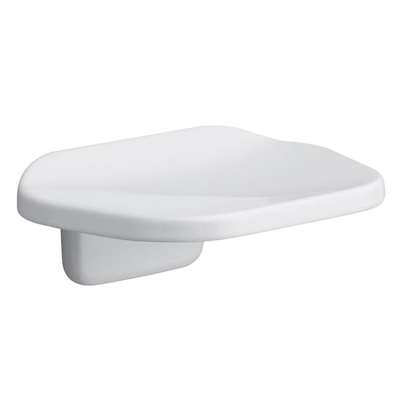 Bright Die Cast Zinc Soap Dish, White