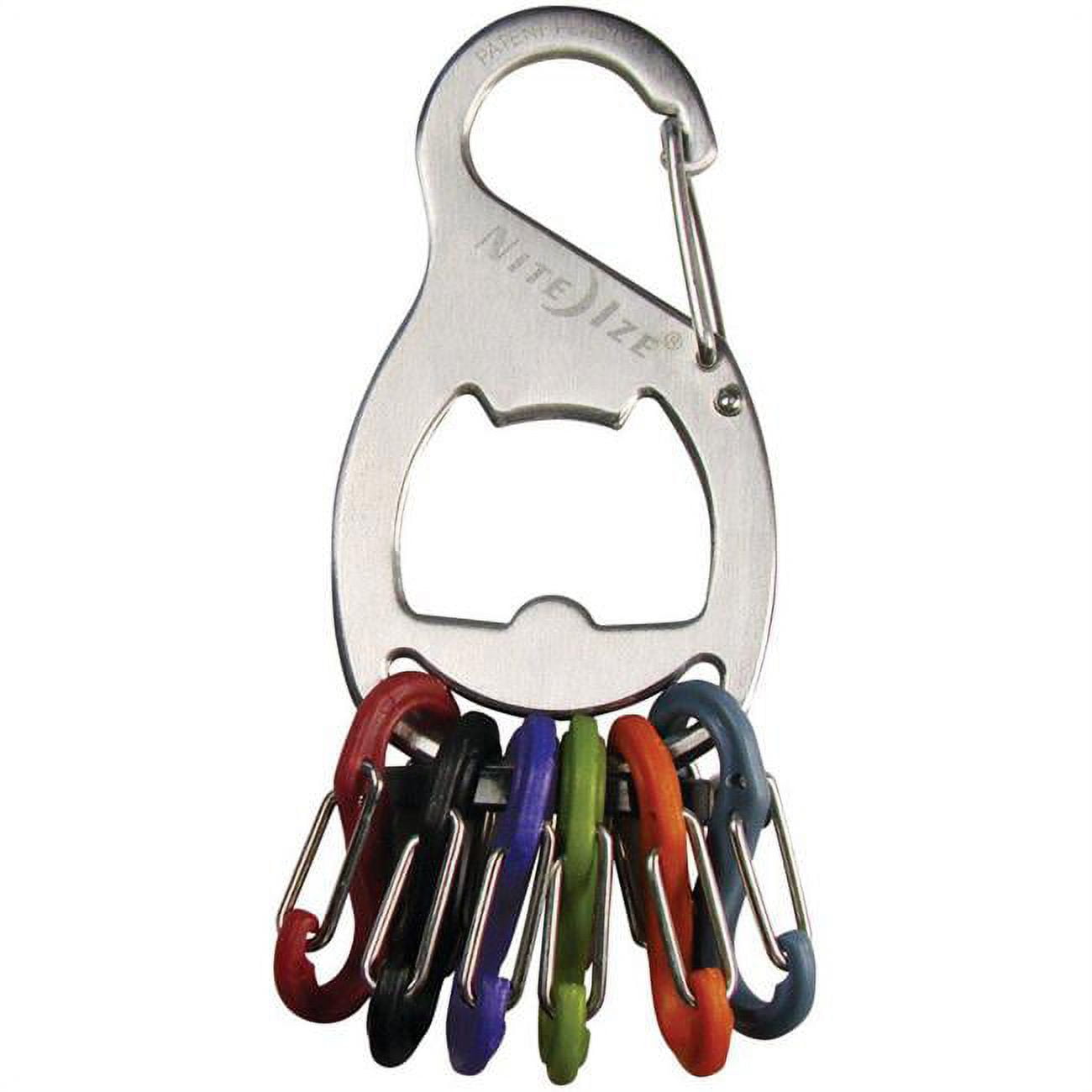 Nite Ize  2.1 in. Dia. Key Rack Stainless Steel Keyrack Key Chain, Silver