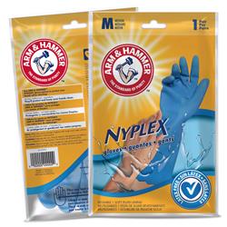 Picture of Arm & Hammer 6031848 Nyplex Vinyl Cleaning Gloves&#44; Blue - Medium - 2 Count