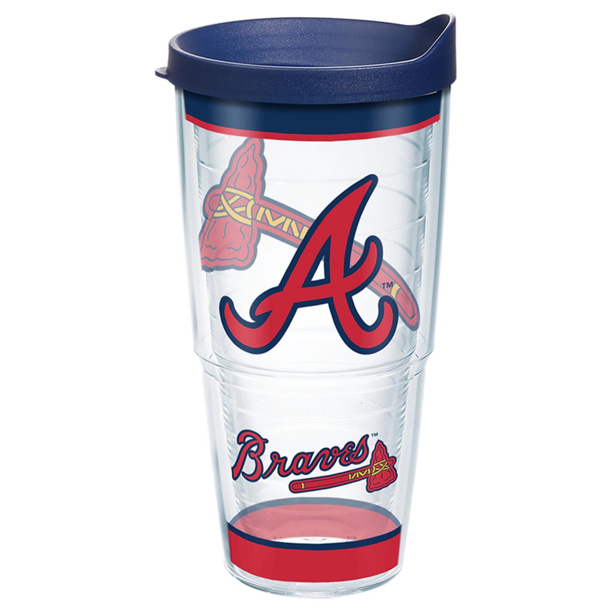 Picture of Tervis 8056774 24 oz Major League Baseball Atlanta Braves Multi Color BPA Free Insulated Tumbler