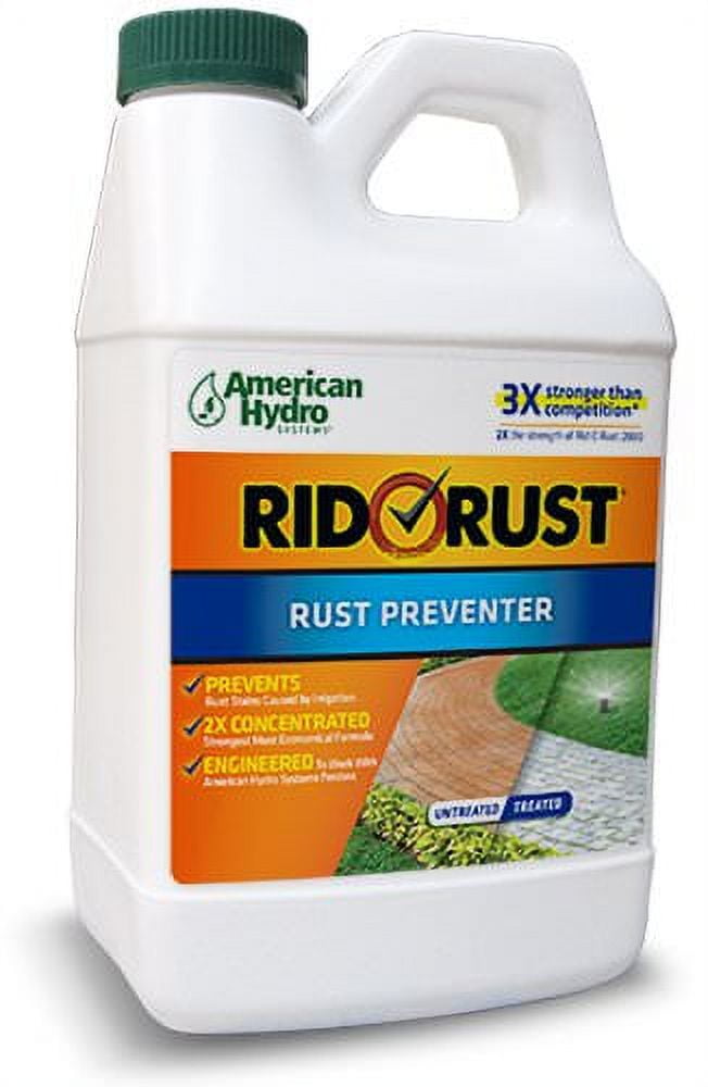 Rid O' Rust 2X Concentration Stain Preventer, 1/2 Gallon