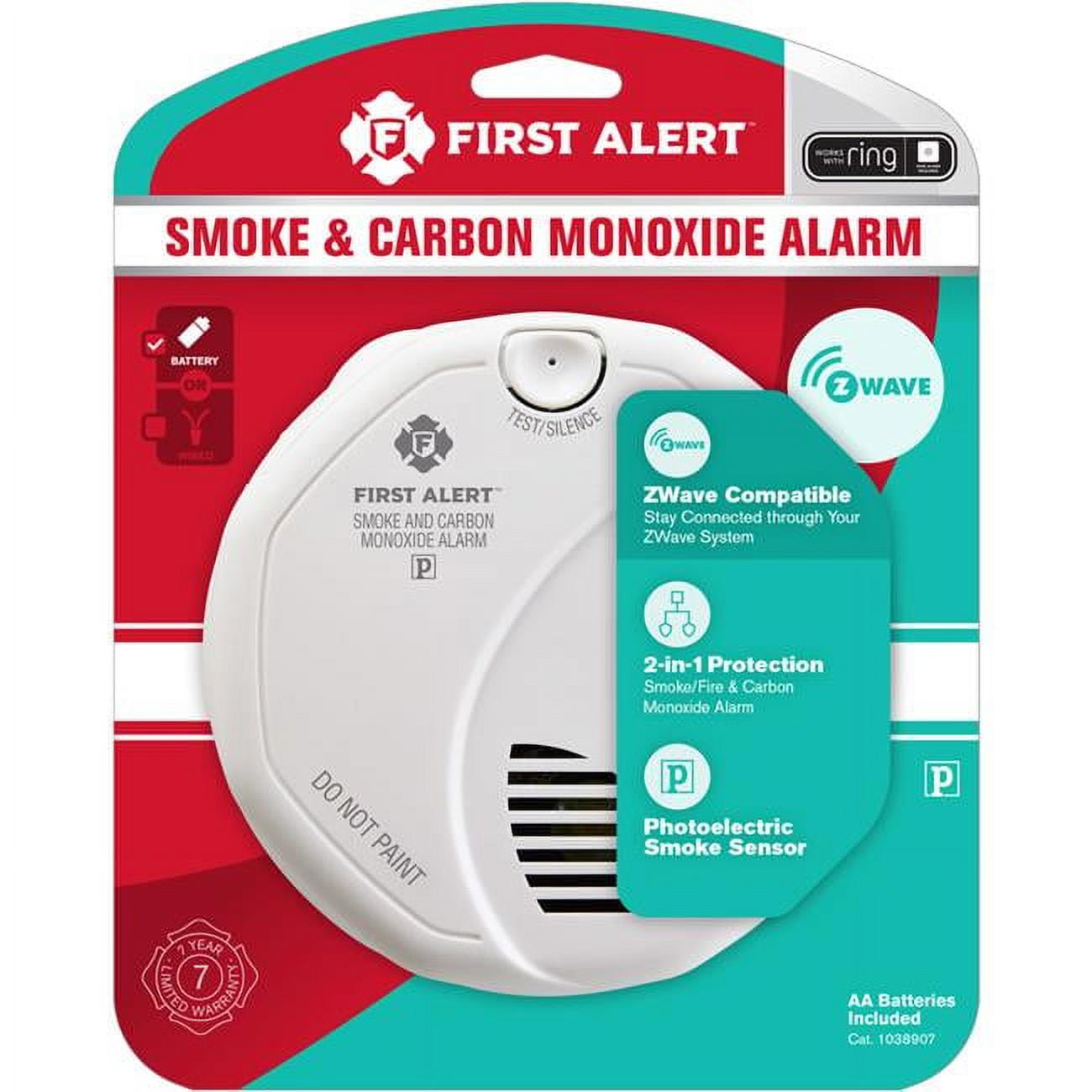 Picture of First Alert 5034481 Battery-Powered Photoelectric Smoke & Carbon Monoxide Detector