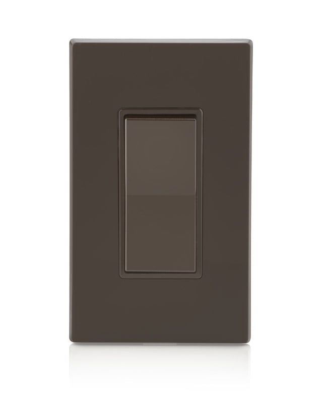 15A Single Pole Rocker Switch, Brown