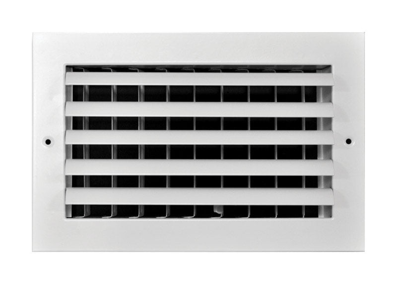 Picture of Tru Aire 4907291 4 x 8 in. 1-Way White Aluminum Wall & Ceiling Register