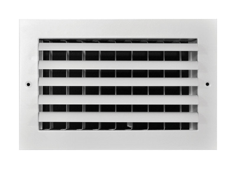 Picture of Tru Aire 4907267 6 x 12 in. 1-Way White Aluminum Wall & Ceiling Register