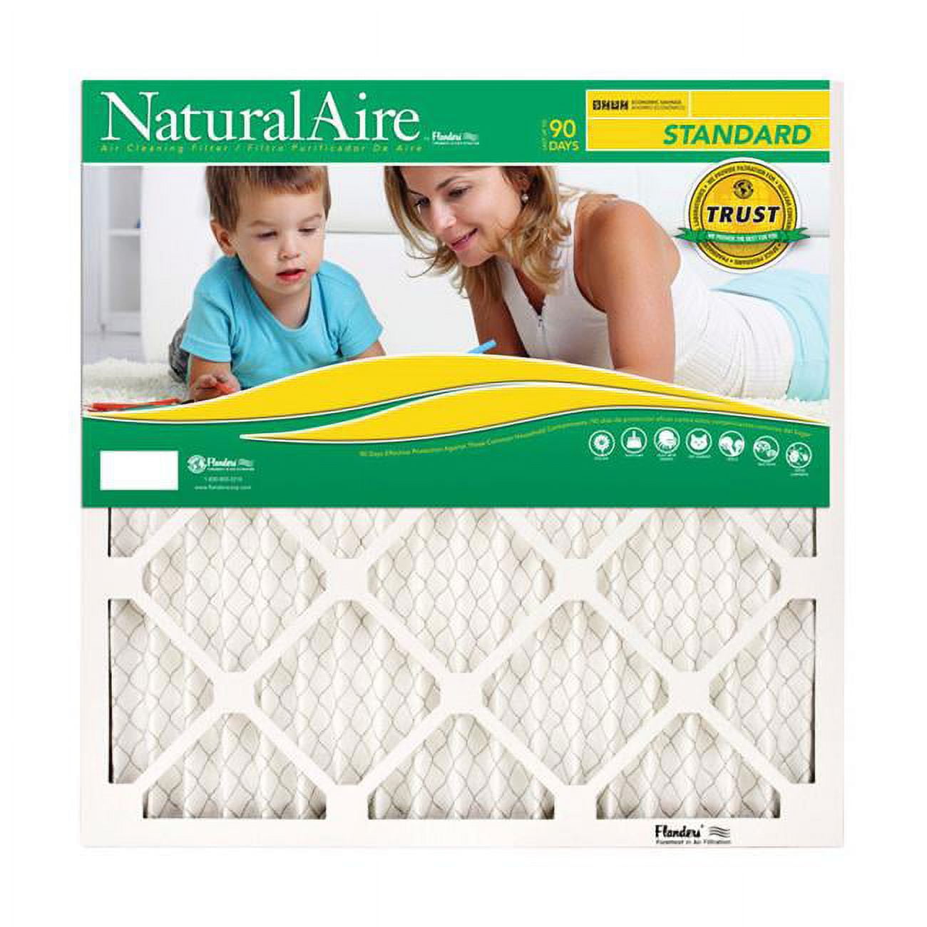 Picture of B & K 4539474 13.5 x 21.62 x 1 in. AAF NaturalAire 8 MERV Pleated Air Filter - Pack of 12