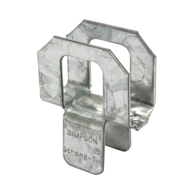 1.31 x 1 in. 20 Gauge Plywood Panel Sheathing Clip