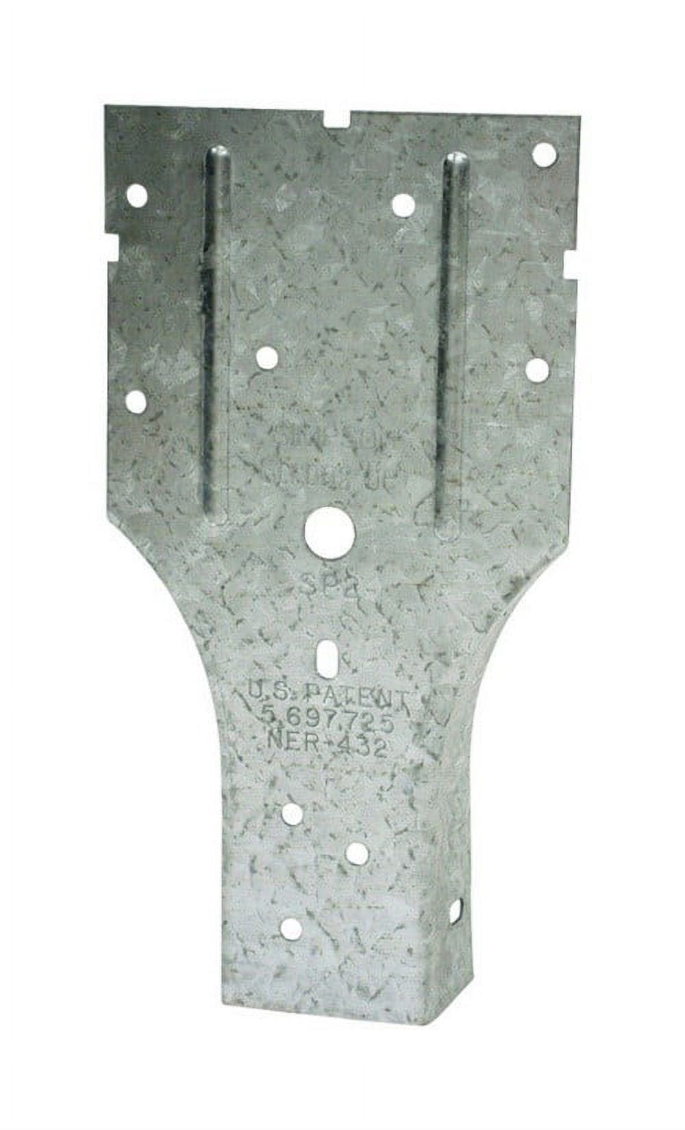6.6 x 1 x 3.5 in. Galvanized Steel Stud Plate