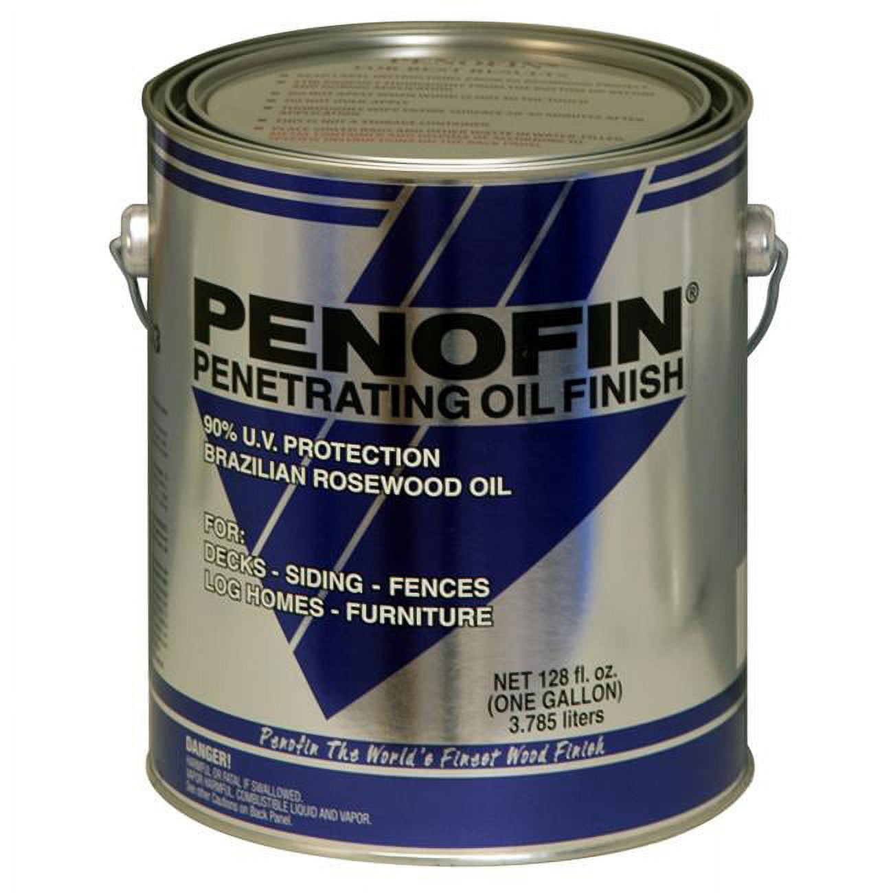 Picture of Penofin 1014312 1 gal Blue Semi-Transparent Chestnut Oil-Based Penetrating Wood Stain - Pack of 4