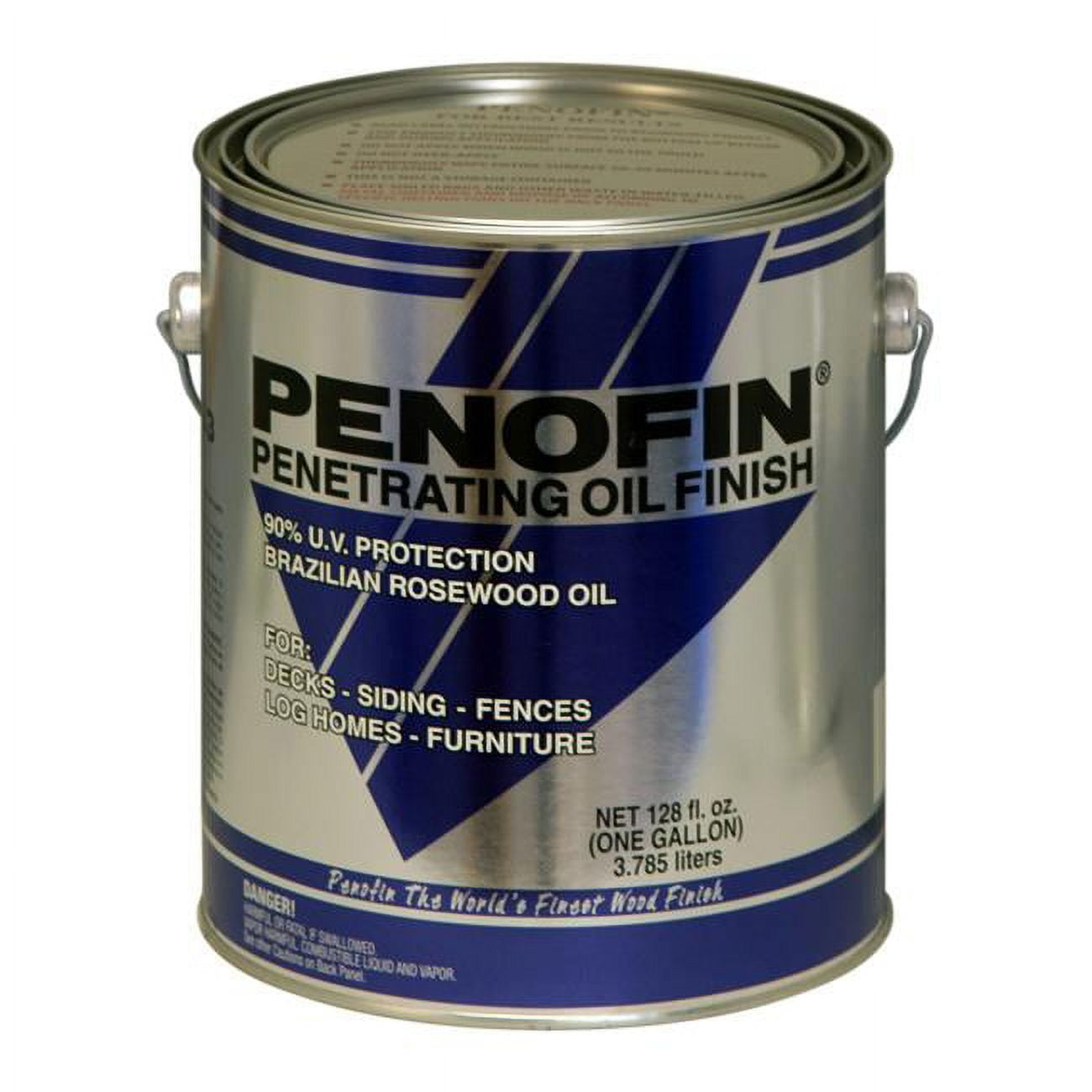 Picture of Penofin 1675578 1 gal Semi-Transparent Oil-Based Wood Stain, Blue - Pack of 4