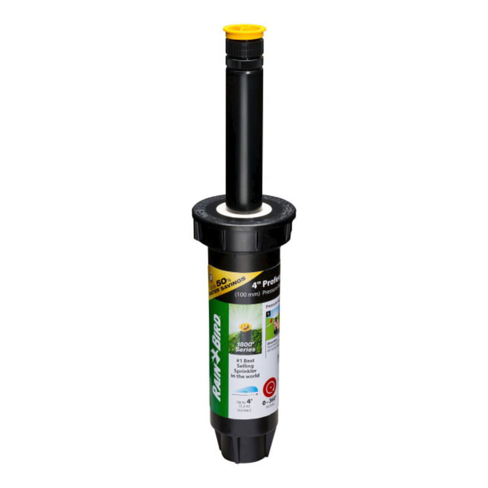7014757 4 in. 1800 Series Adjustable Pop-Up Spray Head, Black