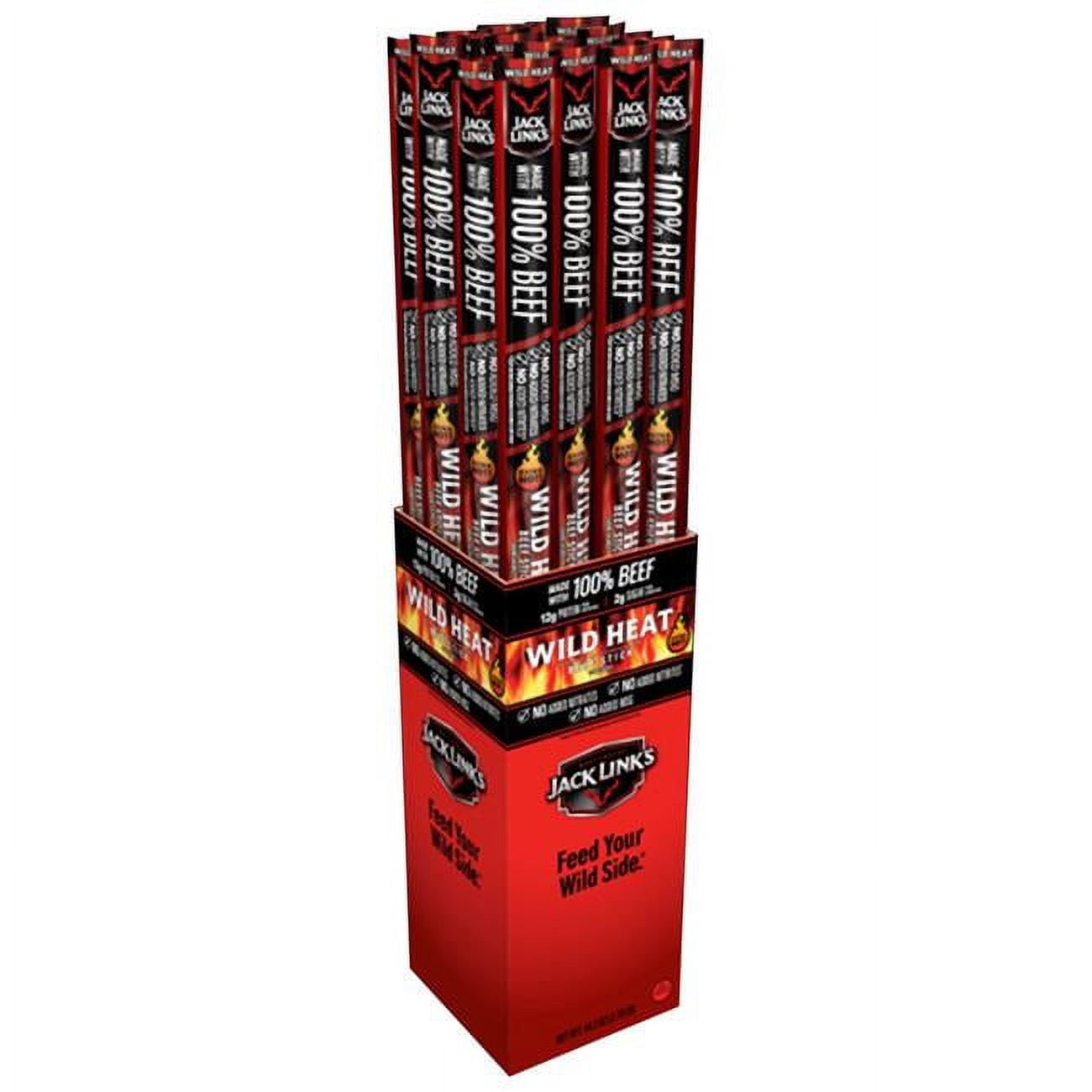 Picture of Jack LinkS 9073818 1.84 oz Jack Links Wild Heat Beef Stick Pegged - Pack of 24
