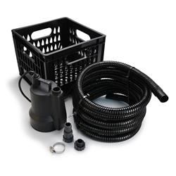 Submersible Utility Pump Kit, 1-Phase, 3.3 A, 115 V, 1/4 hp, 25 ft Max Head