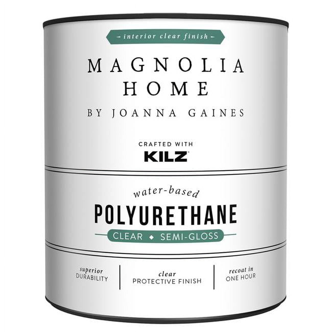 Picture of Magnolia Home by Joanna Gaines 1018637 1 qt. Kilz Transparent Semi-Gloss Clear Water-Based Polyurethane Paint - Pack of 6