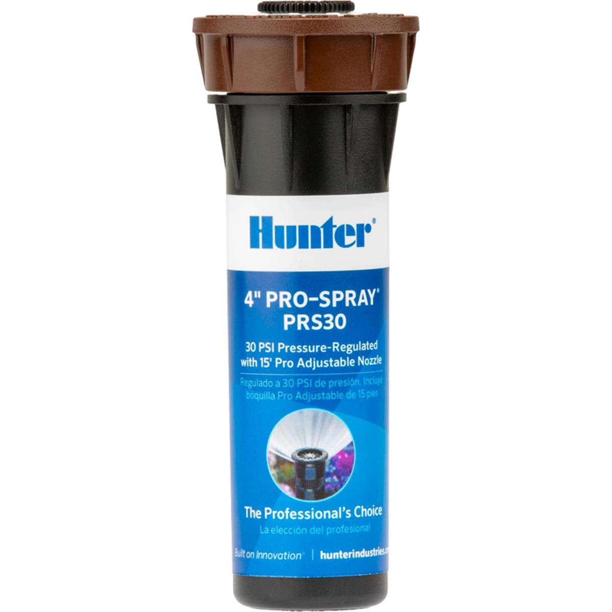 7017588 4 in. PRS30 Pro-Spray Adjustable Pop-Up Spray Head for 706 sq. ft. - Black