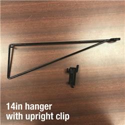 Picture of 41269 9076310 14 x 9 x 4 in. Retail First Wood Grain Metal Hanger Arm, Black