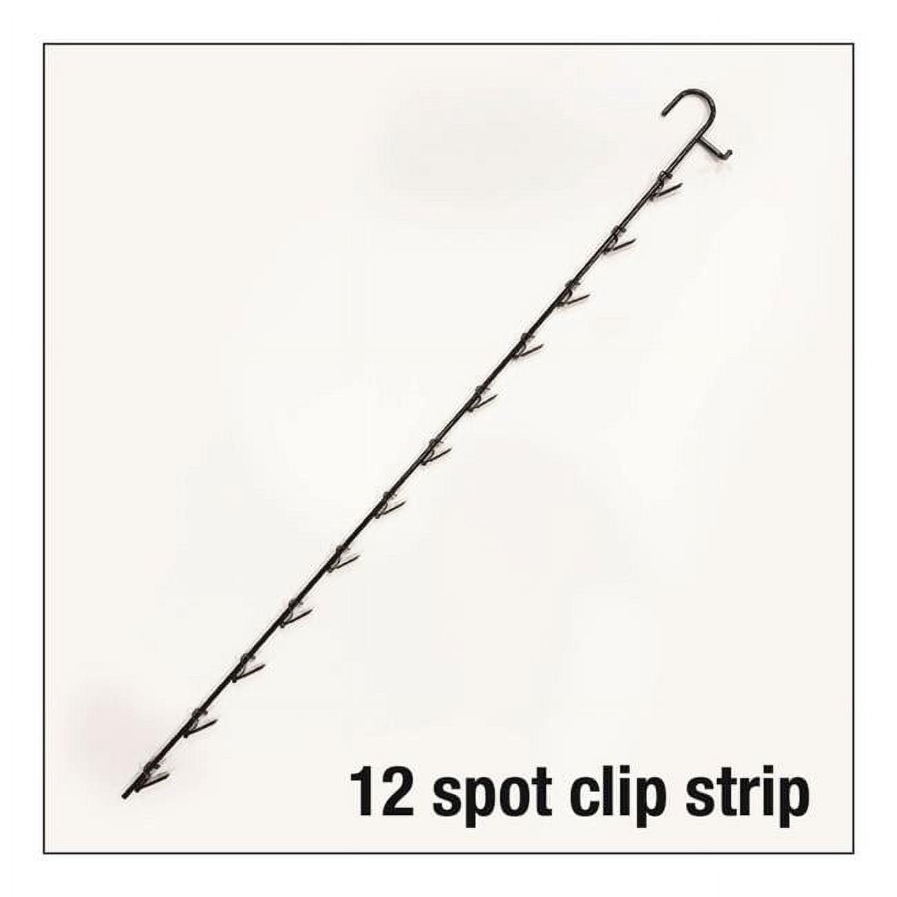 Picture of 41273 9076905 5 x 5 x 31 in. Retail First Wood Grain Clip Metal Strip&#44; Black