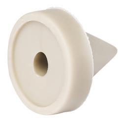 5035123 0.45 in. Plastic Door Bumper Mounts to Base Trim, Off White