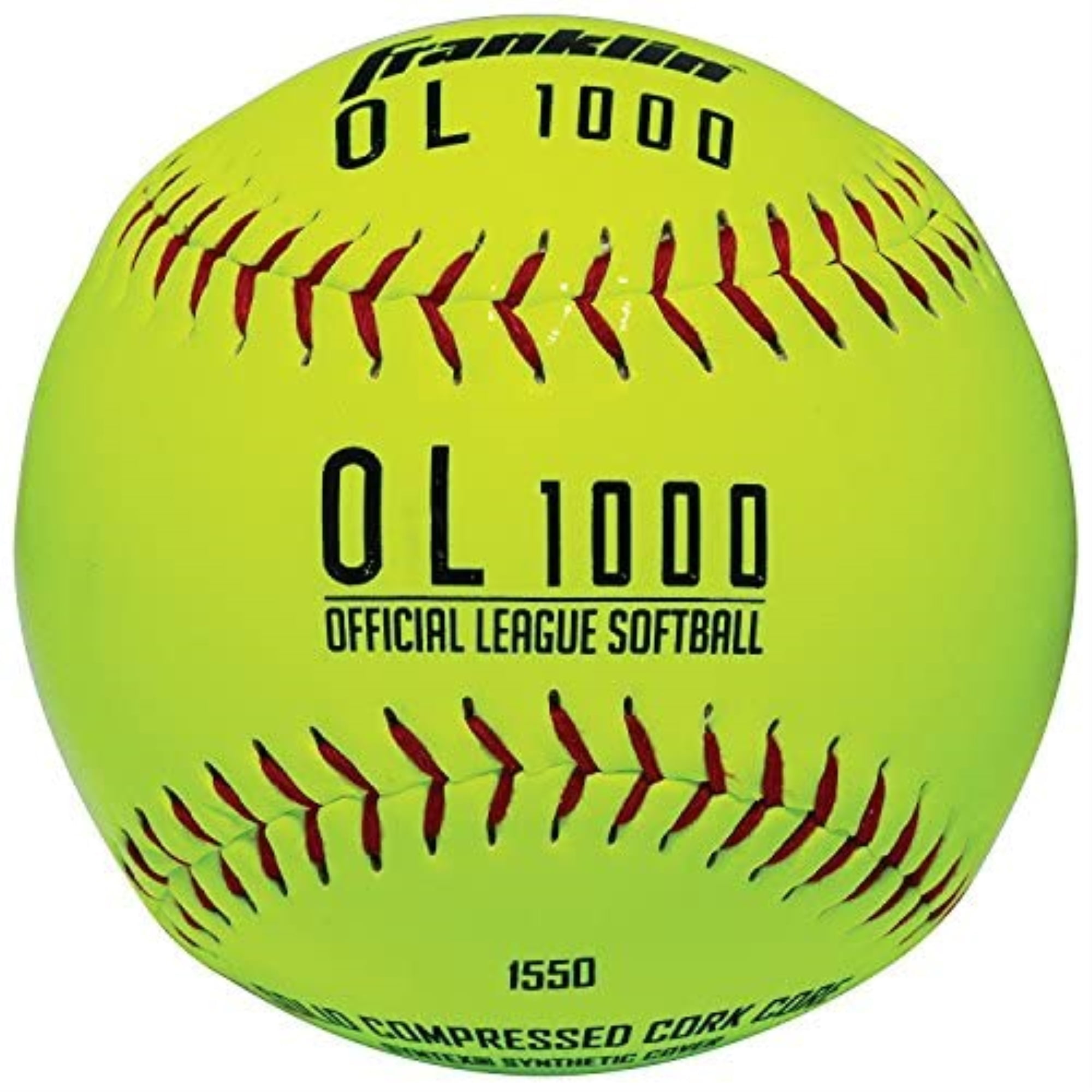 Picture of Franklin 8837288 12 in. Synthetic Softballs&#44; Yellow