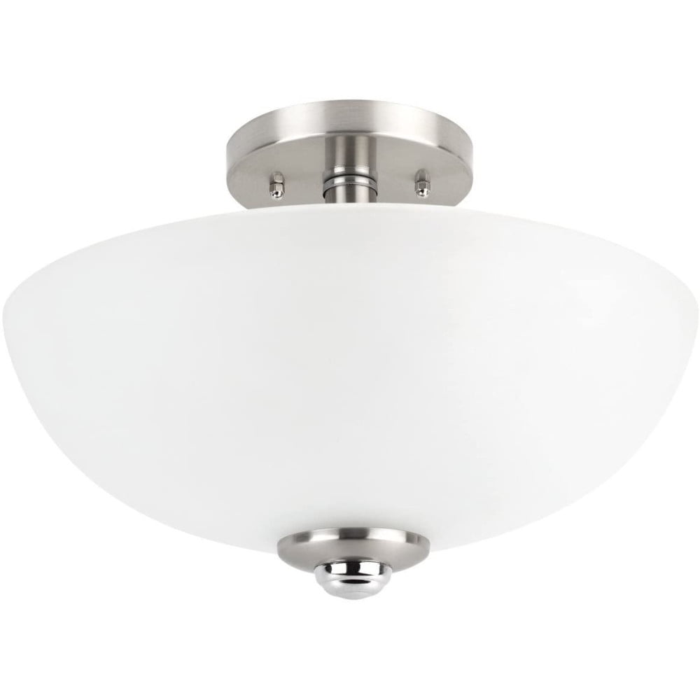 Picture of Globe Electric 3008636 8.25 x 13 x 13 in. Hudson Brushed Nickel Ceiling Light