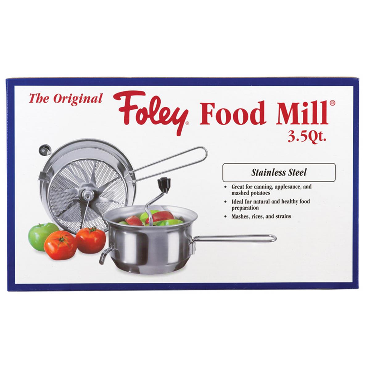 Picture of Mirro 62974 112 oz Foley Silver Stainless Steel Food Mill&#44; Silver