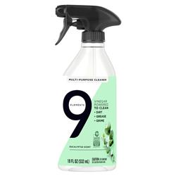 Picture of 9 Elements 1023956 18 oz Eucalyptus Scent Multi-Purpose Cleaner Liquid&#44; Pack of 6