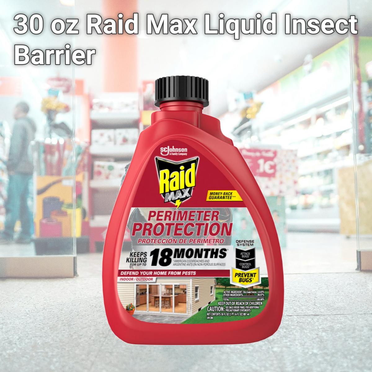 Picture of Max Perimeter Protection 7024167 30 oz Raid Max Liquid Insect Barrier