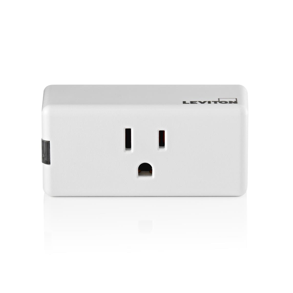 3009109 Decora Smart Grounded 1 Outlets with Wi-Fi Mini Plug-In, White