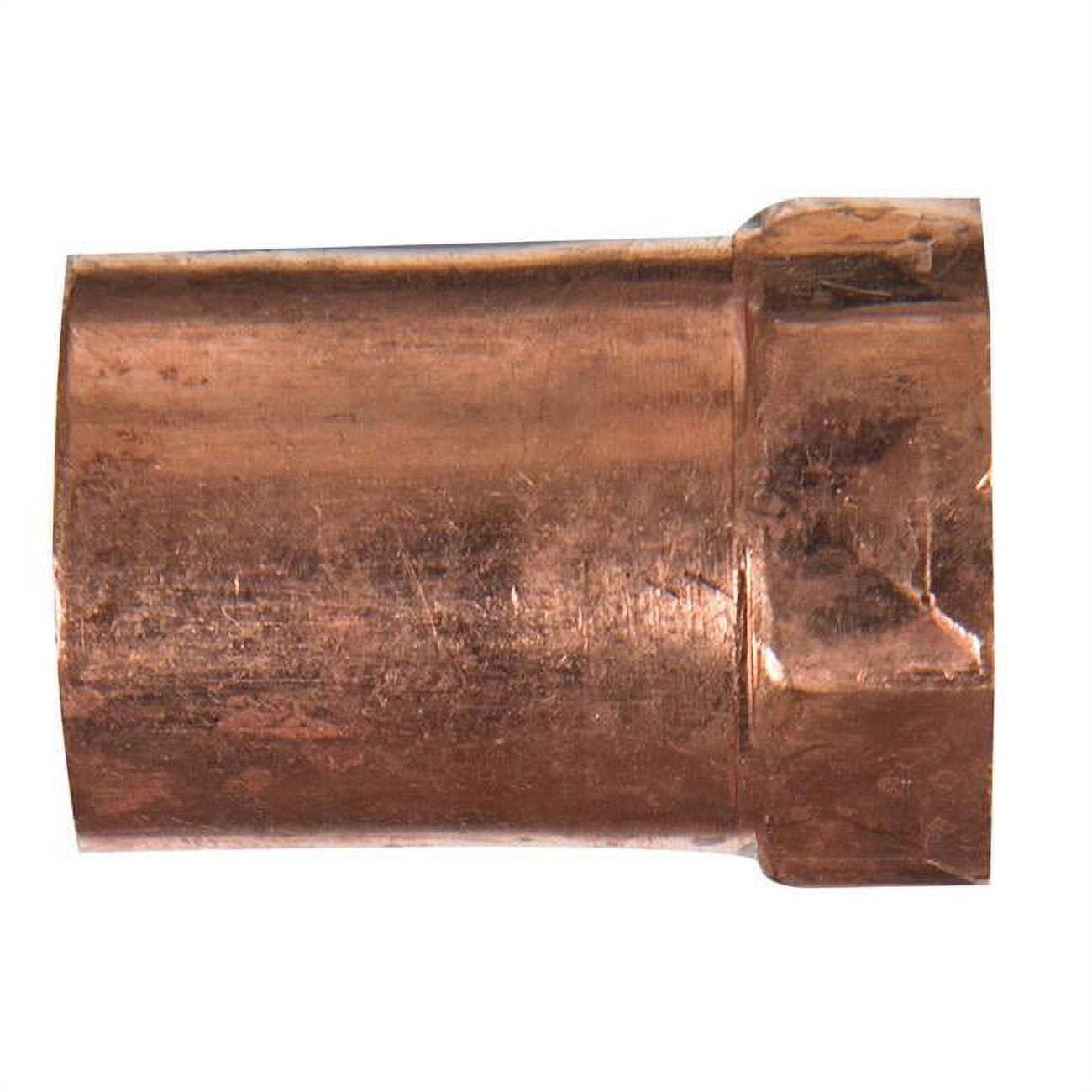 0.5 in.Copper T x 0.75 in. FIP Copper Pipe Adapter