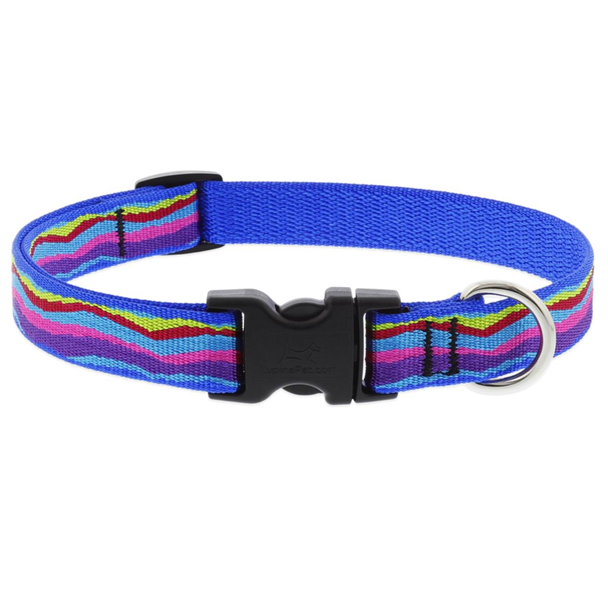 Picture of Lupine 8066762 Original Designs Ripple Creek Nylon Dog Adjustable Collar&#44; Multi Color - Small